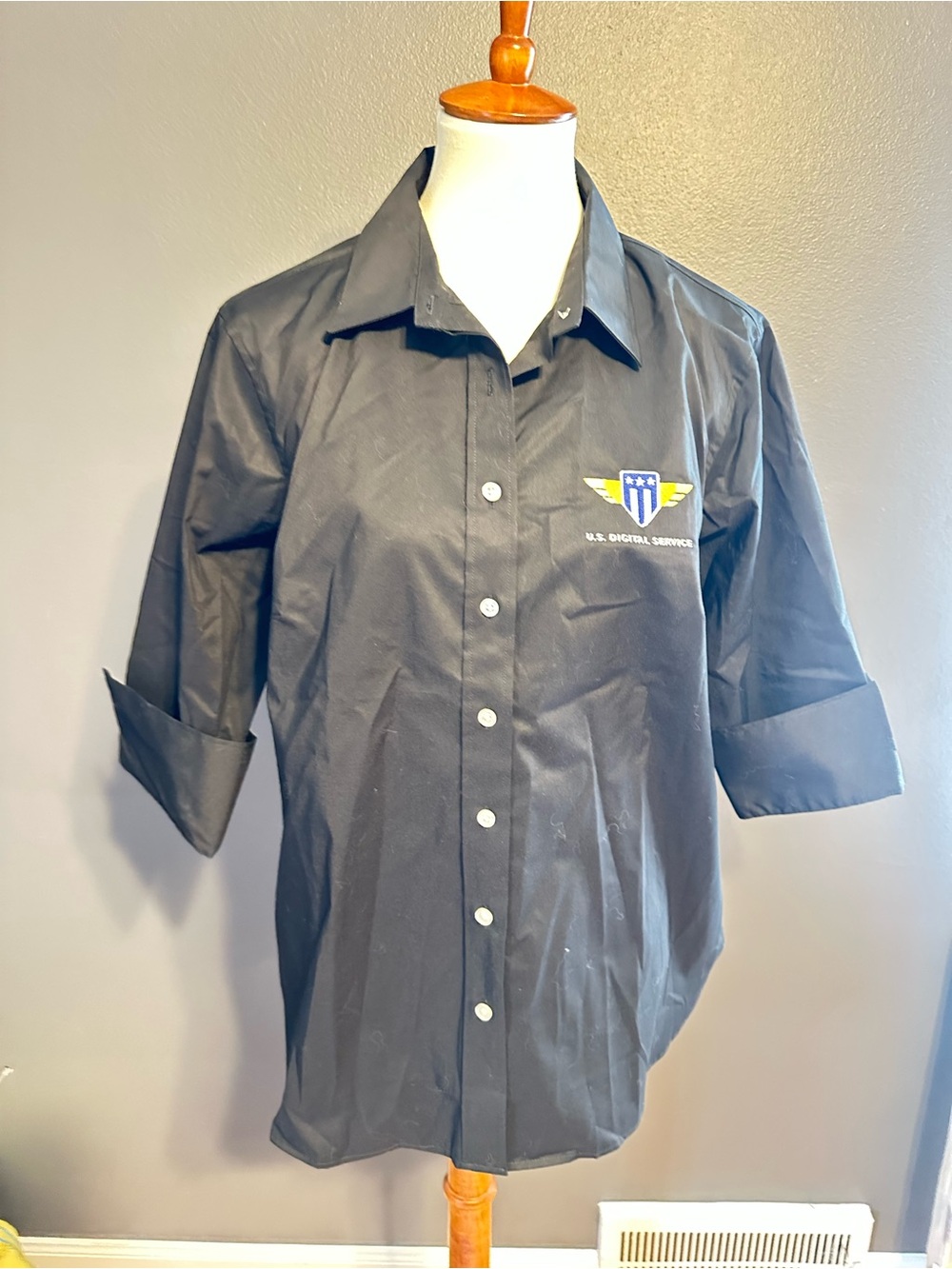 U.S. Digital Service USDS Lands’ End Shirt 16 XL Government Employee Logo